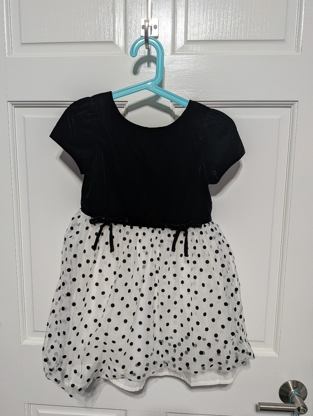 Janie and Jack Velvet Dot Dress